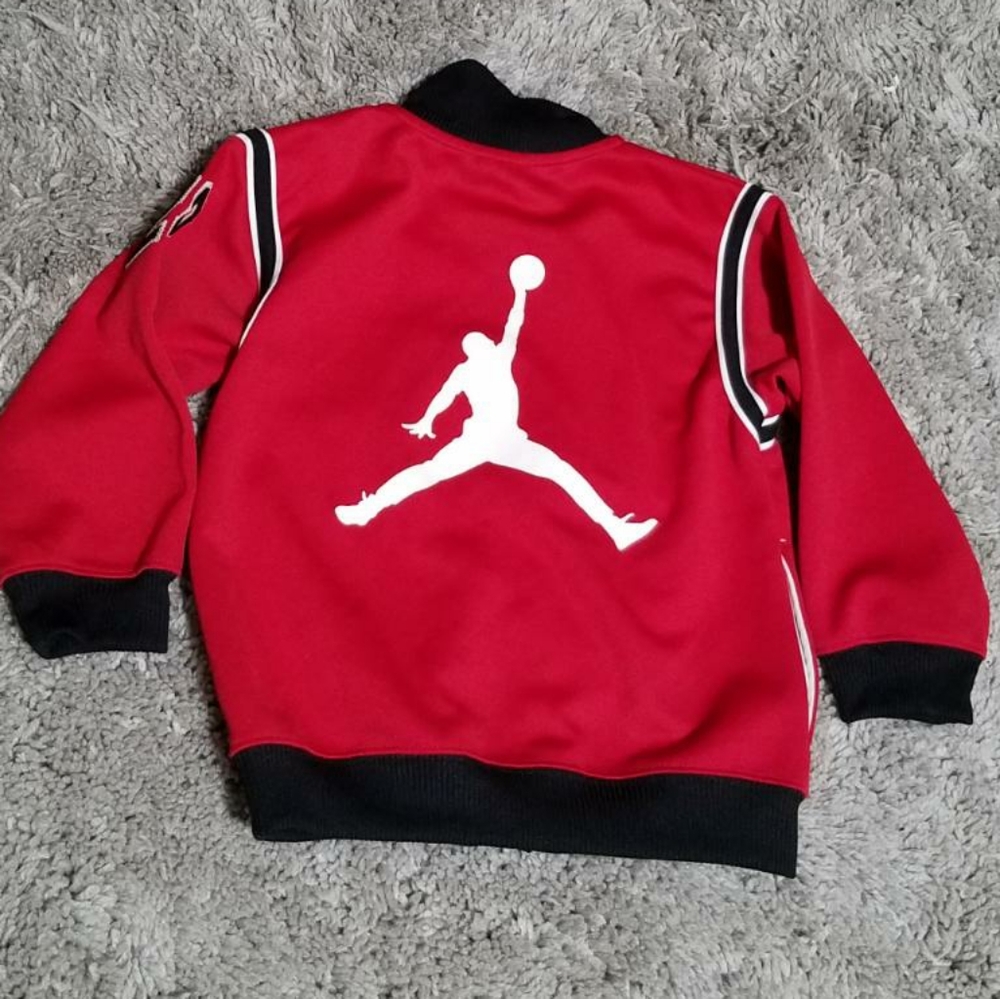 Red jordan toddler jacket.